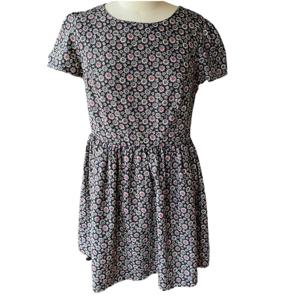 Black Flowered Boho Print Dress by ATMOSPHERE Bohemian ~ Women's 10